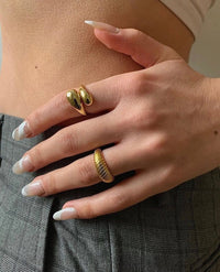LA ELYSE GOLD RING | Silver Fox Sales